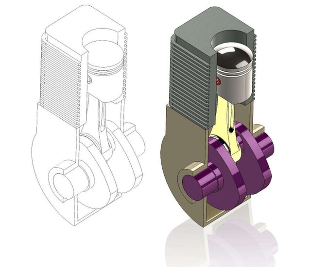3D model of Expert SolidWorks Designer for 3D CAD Modeling, Mechanical Parts, Assemblies & Manufacturing Drawings