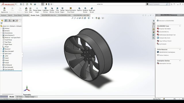 3D model of Expert SolidWorks Designer for 3D CAD Modeling, Mechanical Parts, Assemblies & Manufacturing Drawings
