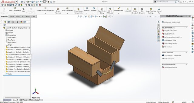 3D model of Expert SolidWorks Designer for 3D CAD Modeling, Mechanical Parts, Assemblies & Manufacturing Drawings