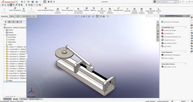 3D model of Expert SolidWorks Designer for 3D CAD Modeling, Mechanical Parts, Assemblies & Manufacturing Drawings