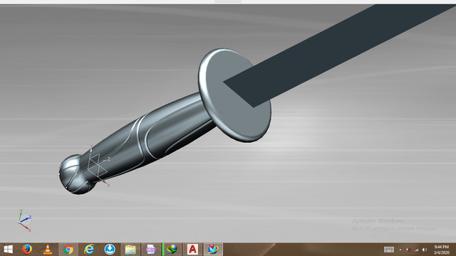 Japanese sword 3D model – image 4 of 7