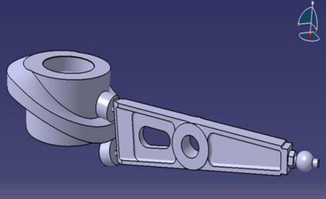 Automotive Trim Component – CAD Design & Engineering Drawing