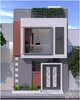 Modern 3BHK Bungalow Design with 3D design by vastuvit