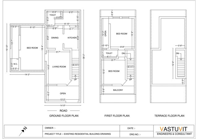 3D model of Modern 3BHK Bungalow Design with 3D