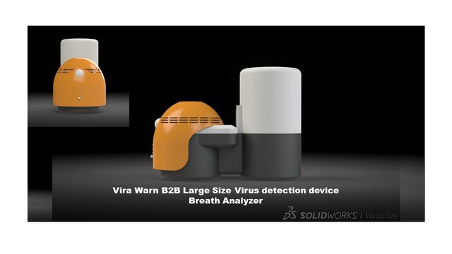Vira Warn B2B Large Size - Virus detection device Breath Analyzer