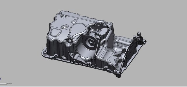 3D model of Oil Pan