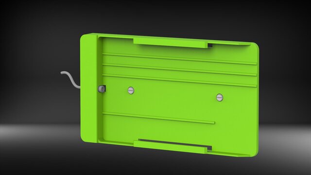 3D model of Injection Molded Tablet Holder (Wall Mounted).