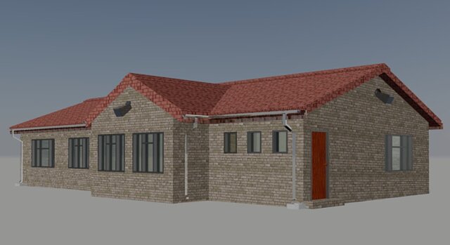 3D model of Residential House Redesign – Randpark Ridge
