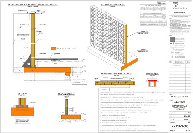 RETAINING WALLS PRECAST