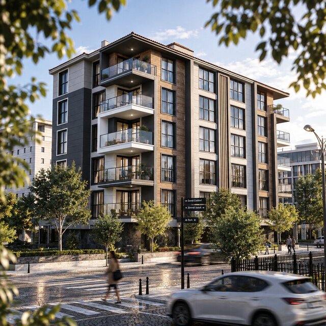 APARTMENT BUILDING DESIGN | VISUALIZATION – image 1 of 1