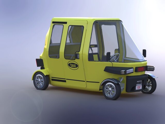 3D model of Taxi Urbano