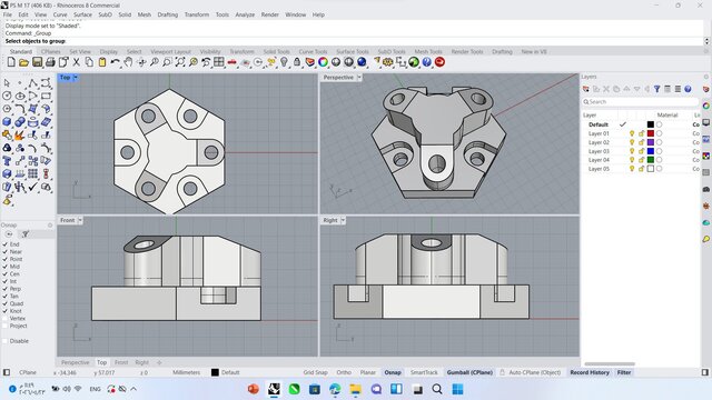 3D model of Precision Mounting Bracket