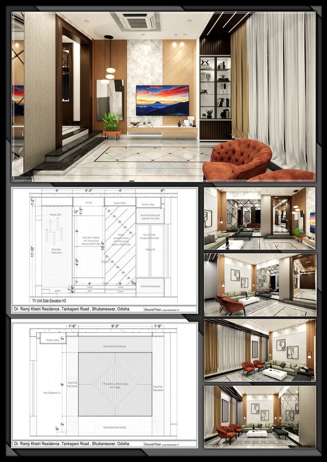 3D model of Luxury Residential Interior