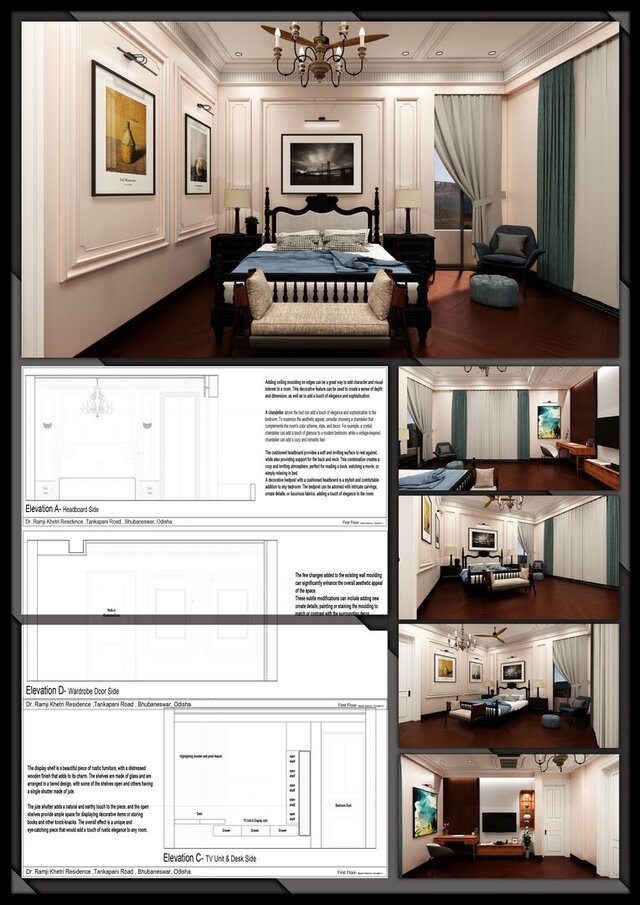 3D model of Luxury Residential Interior