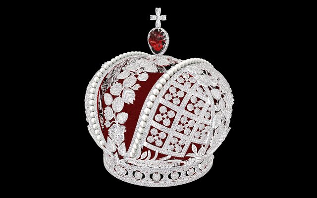 Imperial Crown — Full-Scale Jewelry CAD Model