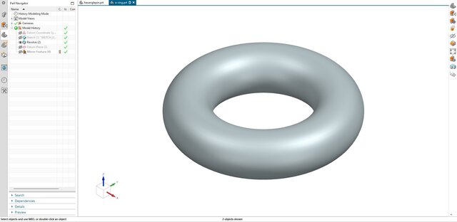 3D model of 29. Elastomeric O-Ring & Hydraulic Retaining Seal