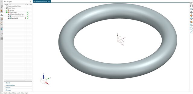 3D model of 29. Elastomeric O-Ring & Hydraulic Retaining Seal