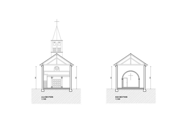 Traditional Stone Church — ArchiCAD 19 BIM Study – image 4 of 4
