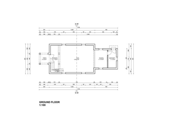 Traditional Stone Church — ArchiCAD 19 BIM Study – image 3 of 4