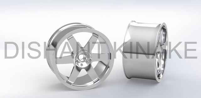3D model of Tire and Rim (16 inch)