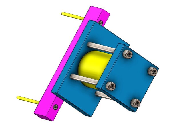 3D model of PH006 – Pneumatic Cylinder for Mold Cavity | SolidWorks Mold Design