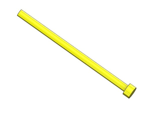 3D model of PH006 – Pneumatic Cylinder for Mold Cavity | SolidWorks Mold Design