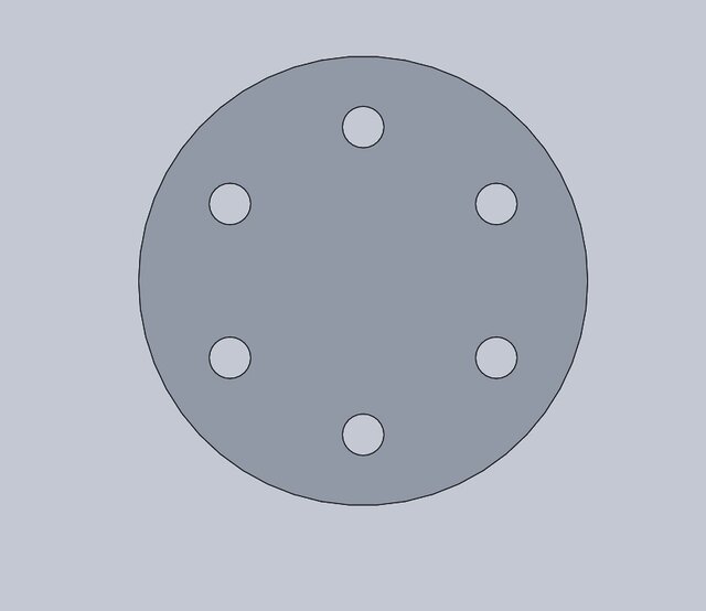 3D model of 12mm ID Bearing Flange Mount