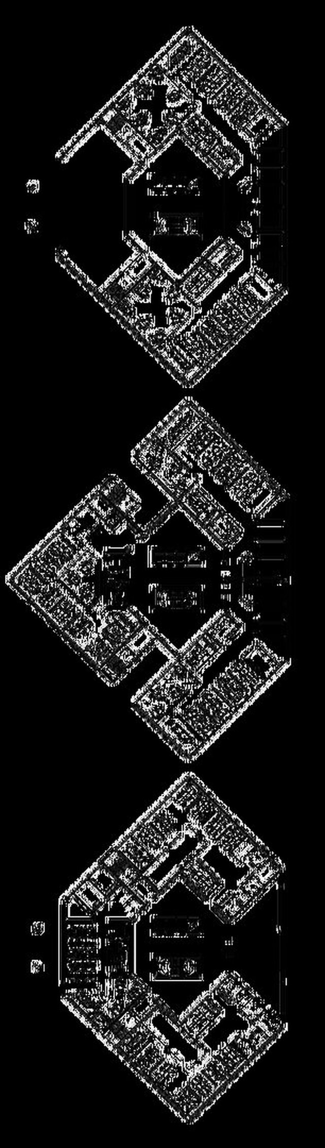 3D model of Modern commercial office building highrise