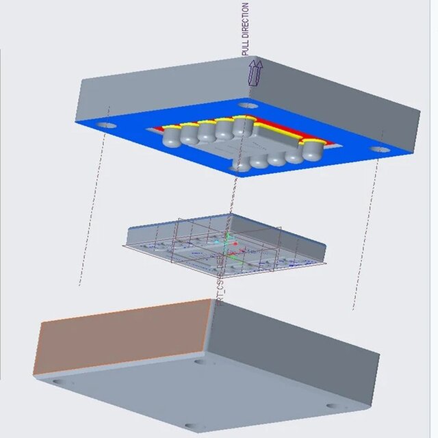3D model of Injection Moulding Design for Part,Die & Mold