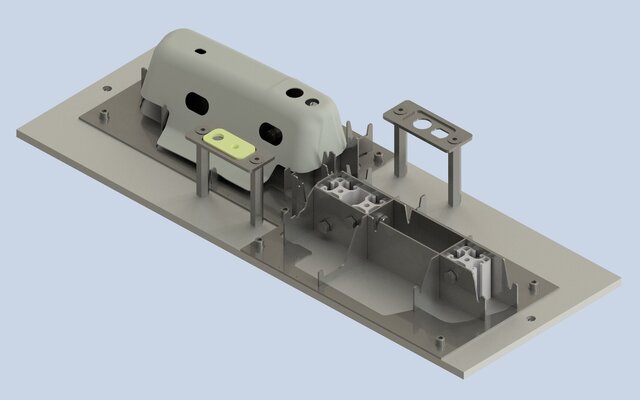 3D model of Welding cell (Car body elements)