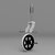 Medical 8 Inch Surgical Wheel 25mm Wide 3D print model