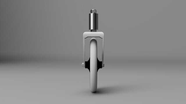 3D model of Medical 8 Inch Surgical Wheel 25mm Wide 3D print model