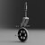 Medical 8 Inch Surgical Wheel 25mm Wide 3D print model