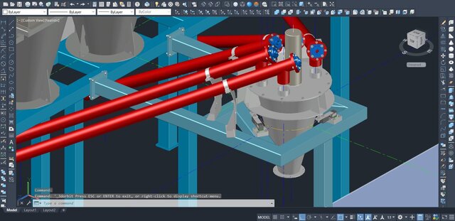 Mechanical Part Assembly, Steel structural design-AutoCAD