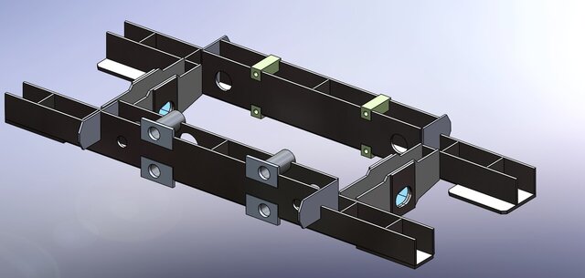 3D model of mould-frame