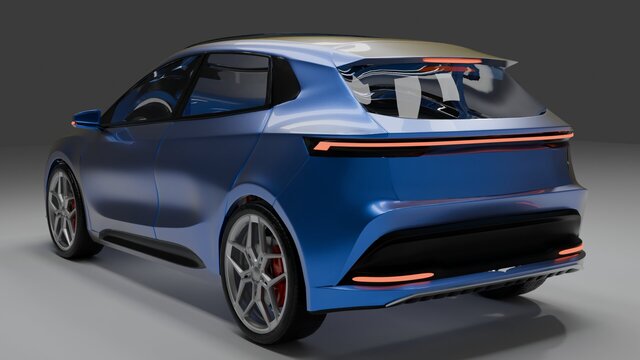 3D model of NIRRICANE | Reinventing the Emotion of Electric Driving
