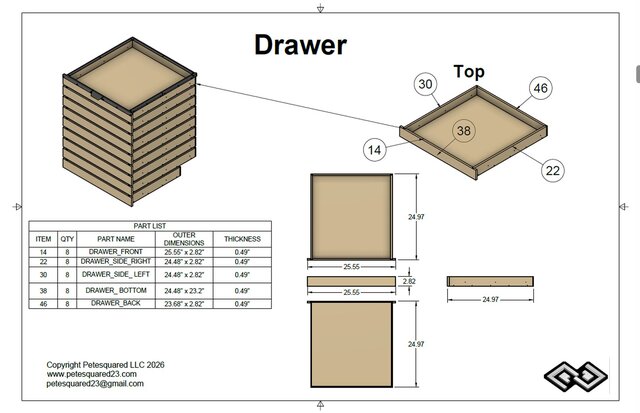 Mobile Bandsaw Stand – 3D CAD Design & 2D Technical Drawing – image 3 of 8
