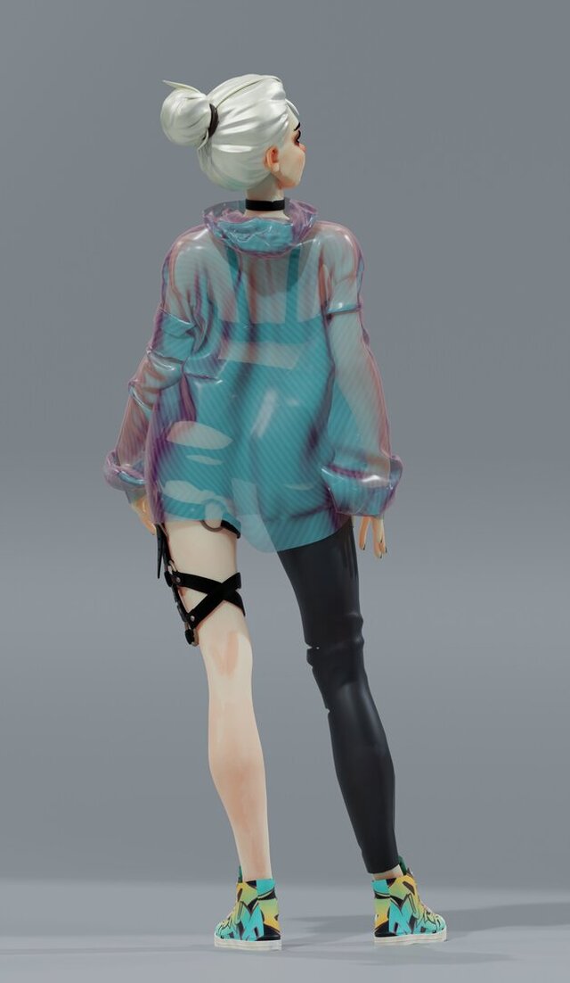 3D model of Zanna - Stylized Character