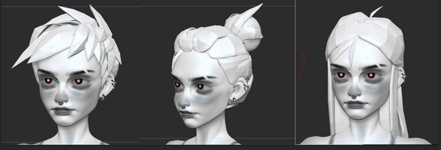 3D model of Zanna - Stylized Character
