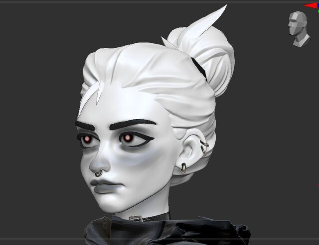 3D model of Zanna - Stylized Character