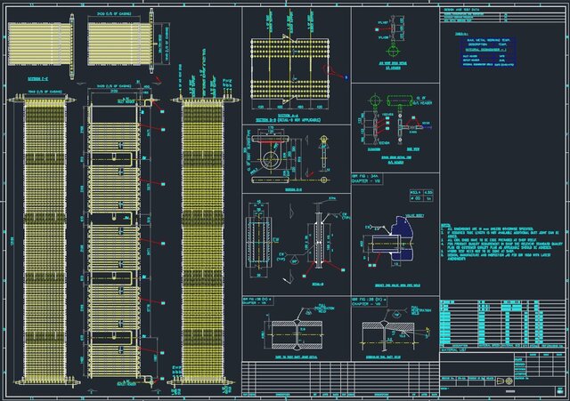AutoCAD Manufacturing Drawing