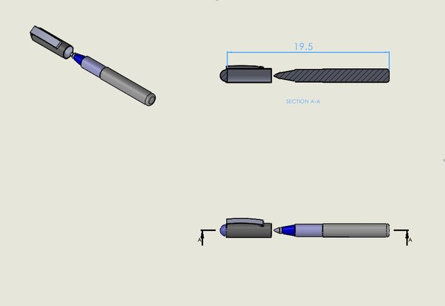A pen