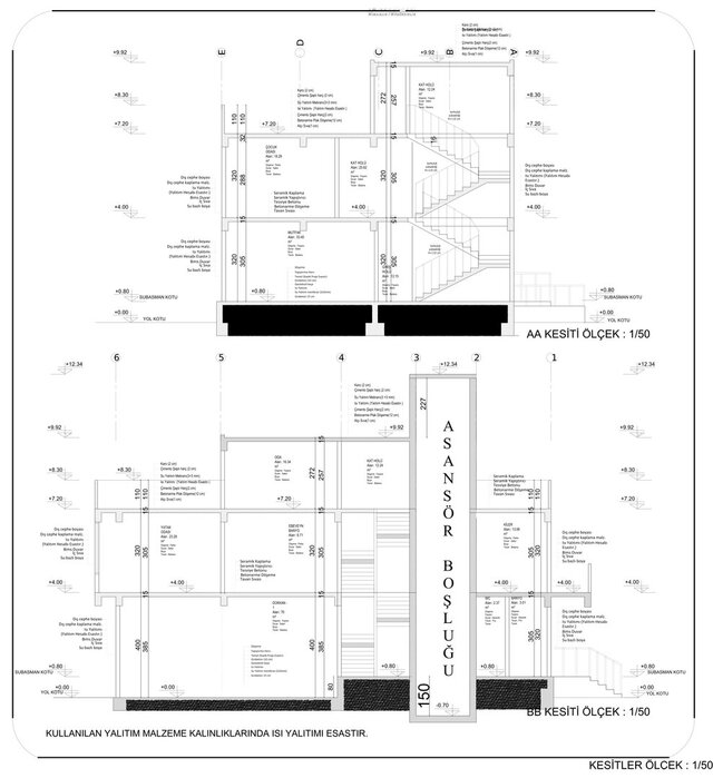 Terrace Level | Working Plan & Sections – image 3 of 3