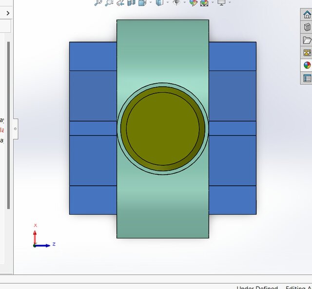 3D model of Mechanical Workholding & Mounting Systems — V-Block Clamping Fixture + L-Bracket Assembly