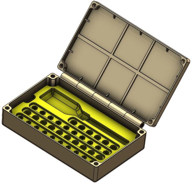 Precision Screw Bit Organizer | Mechanical Product Design Portfolio – image 4 of 13