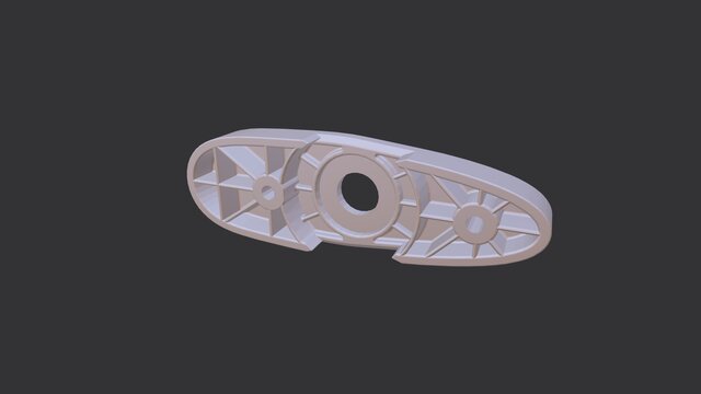 3D model of Sniper Rifle Stock Recoil Pad