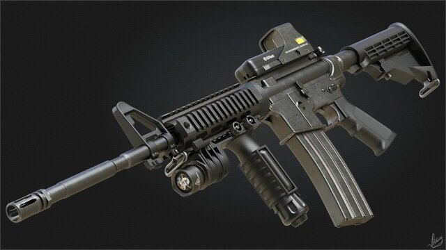 3D weapon    M4A1