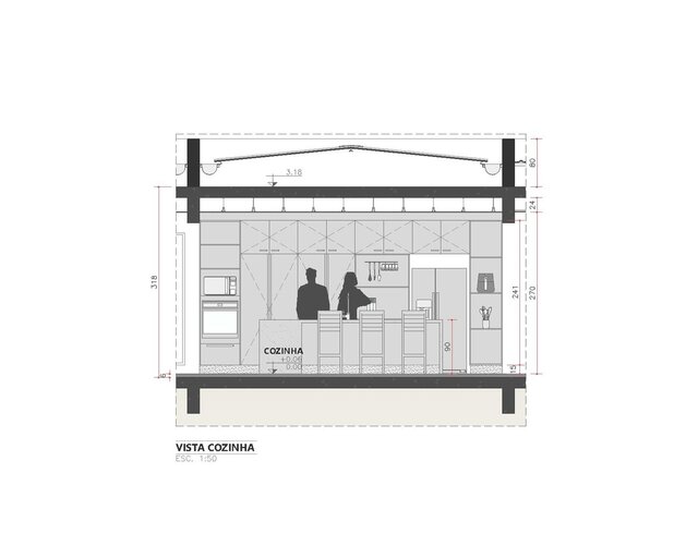 3D model of Residential Floor Plan, Sections & Elevations – AutoCAD Drafting