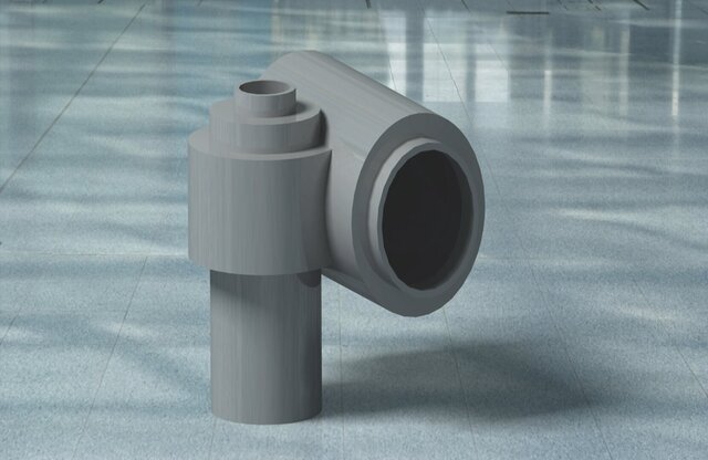 3D model of Mechanical Screw Jack