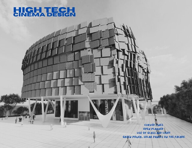 3D model of Cinema Design